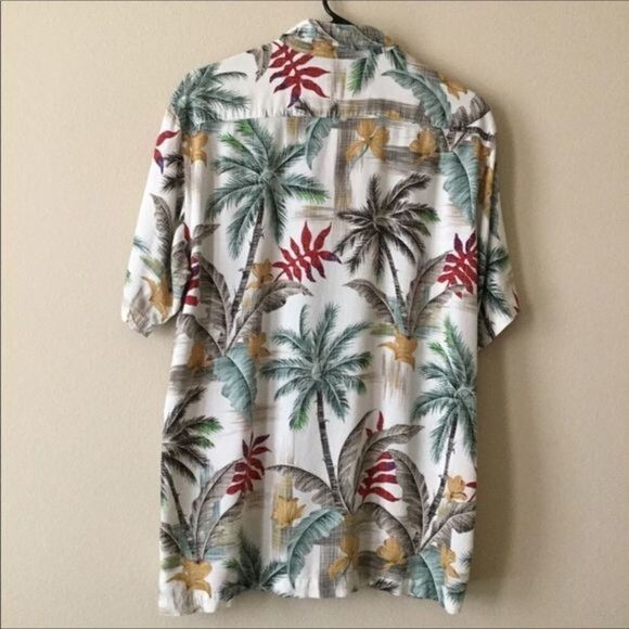 Arthouse Hawaiian Tropical Print‎ Shirt Palm Trees Size L - Picture 5 of 10